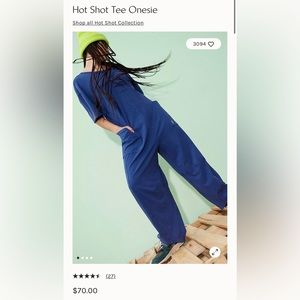 Free People Hot Shot Tee Onsie